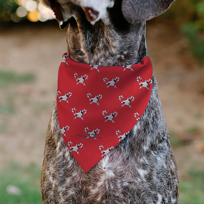 Pet Bandana - Bandana BETTY BOOP Holiday Gift Pose and Santa Betty  Winking Icon Red Pet Bandanas Fleischer Studios, Inc.   