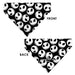 Pet Bandana - The Nightmare Before Christmas Jack Expressions Scattered Black/White Pet Bandanas Disney   