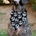 Pet Bandana - The Nightmare Before Christmas Jack Expressions Scattered Black/White Pet Bandanas Disney   