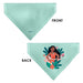 Pet Bandana - Moana Standing Pose and Plants Greens Pet Bandanas Disney   