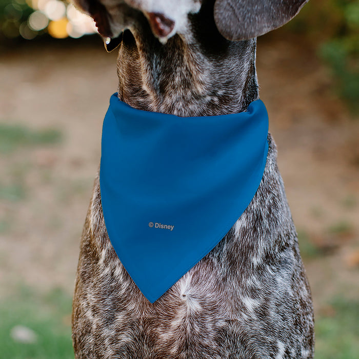 Pet Bandana - Stitch Smiling Face Character Close-Up Blues Pet Bandanas Disney