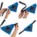 Pet Bandana - Stitch Smiling Face Character Close-Up Blues Pet Bandanas Disney