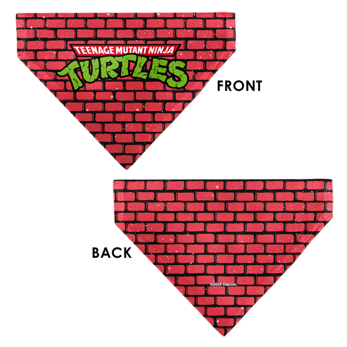 Pet Bandana - TEENAGE MUTANT NINJA TURTLES Brick Title Logo Pet Bandanas Nickelodeon   