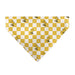 Pet Bandana - Peanuts Woodstock Pose Checker Yellow/White Pet Bandanas Peanuts Worldwide LLC   