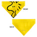 Pet Bandana - Peanuts Woodstock Pose Yellow Pet Bandanas Peanuts Worldwide LLC   