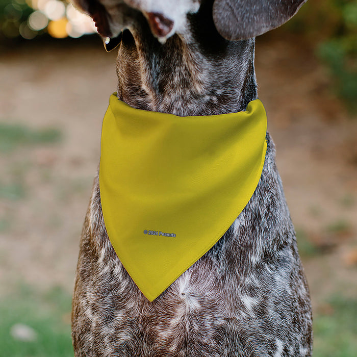 Pet Bandana - Peanuts Woodstock Pose Yellow Pet Bandanas Peanuts Worldwide LLC   