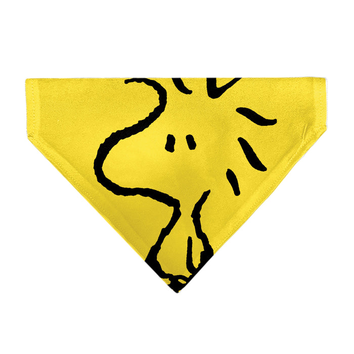 Pet Bandana - Peanuts Woodstock Pose Yellow Pet Bandanas Peanuts Worldwide LLC   