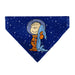 Pet Bandana - Peanuts Astronaut Linus Security Blanket Space Pose Blue Pet Bandanas Peanuts Worldwide LLC   