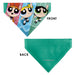 Pet Bandana - The Powerpuff Girls Flight Pose Pinks/Blues/Greens Pet Bandanas Warner Bros. Animation   