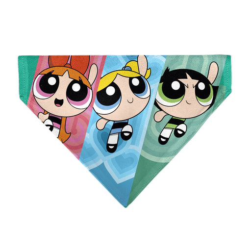 Pet Bandana - The Powerpuff Girls Flight Pose Pinks/Blues/Greens Pet Bandanas Warner Bros. Animation   