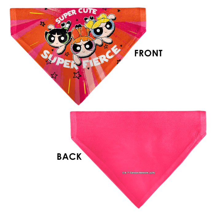 Pet Bandana - Powerpuff Girls SUPER CUTE SUPER FIERCE Group Pose Pinks Pet Bandanas Warner Bros. Animation   