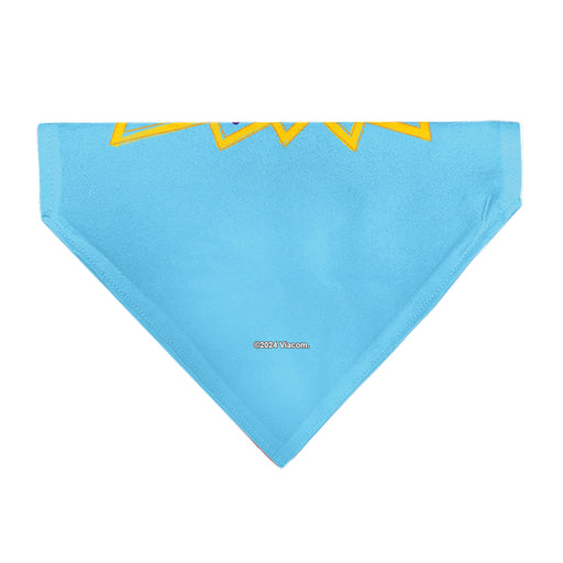 Pet Bandana - RUGRATS Four Character Group Pose and Title Logo Light Blue Pet Bandanas Nickelodeon   