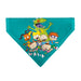 Pet Bandana - Rugrats Kids Group Pose and Title Logo Blue Pet Bandanas Nickelodeon   