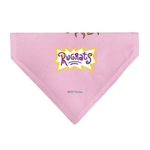 Pet Bandana - Rugrats Chuckie HUG ME Hearts Pose Pink Pet Bandanas Nickelodeon   