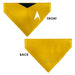 Pet Bandana - Star Trek Original Series Golden Yellow Uniform Print Pet Bandanas CBS Studios Inc.   