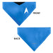 Pet Bandana - Star Trek Original Series Blue Uniform Print Pet Bandanas CBS Studios Inc.   