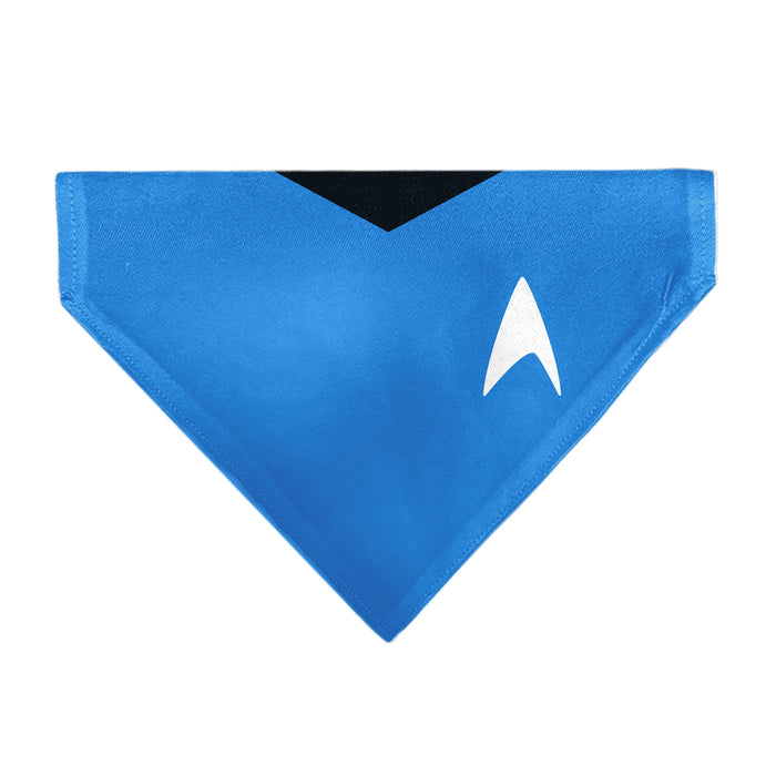 Pet Bandana - Star Trek Original Series Blue Uniform Print Pet Bandanas CBS Studios Inc.   