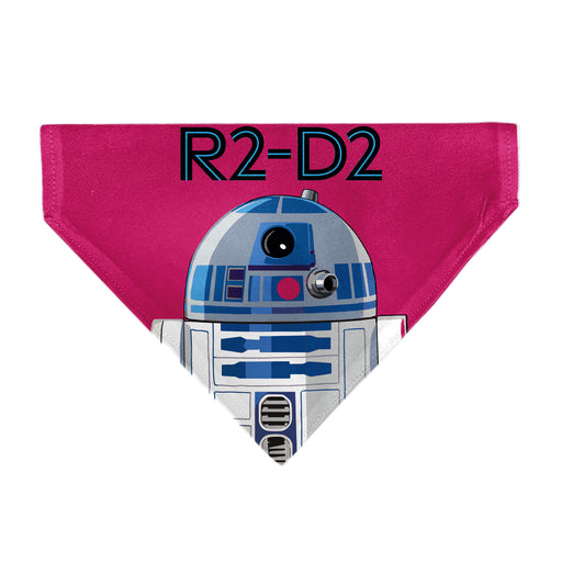 Pet Bandana - Star Wars R2-D2 Text and Pop Art Pose Red/Black/Blue Pet Bandanas Star Wars   