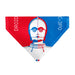 Pet Bandana - Star Wars DROID C-3PO Text and Pop Art Pose Red/Blue/White Pet Bandanas Star Wars   