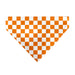 Pet Bandana - Checker White/TN Orange Pet Bandanas Buckle-Down, Inc.   