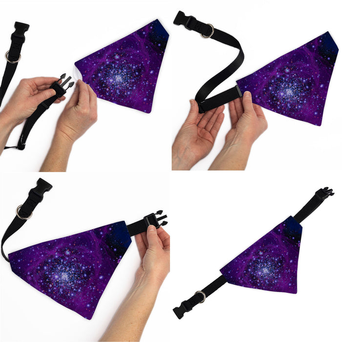 Pet Bandana - Galaxy Blues/Purples Pet Bandanas Buckle-Down   