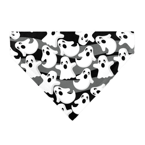 Pet Bandana - Ghosts Scattered Black/White Pet Bandanas Buckle-Down, Inc.   