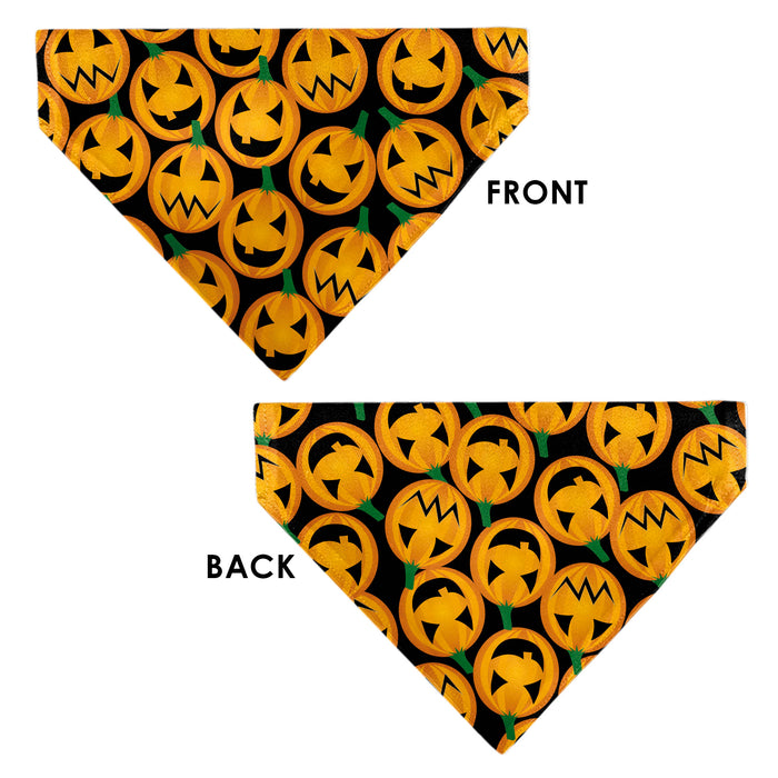 Pet Bandana - Jack-o'-Lantern Collage Black Pet Bandanas Buckle-Down, Inc.   