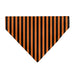 Pet Bandana - Jack-o'-Lantern Pumpkin Stripe Orange/Black Pet Bandanas Buckle-Down, Inc.   