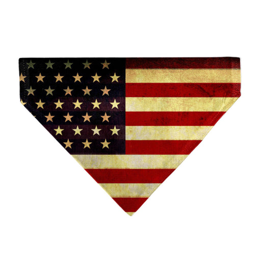 Pet Bandana - Vintage US Flag Repeat Pet Bandanas Buckle-Down   