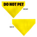 Pet Bandana - DO NOT PET Warning Yellows/Black Pet Bandanas Buckle-Down, Inc.   