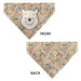 Pet Bandana - Winnie the Pooh Smiling Face/Foliage Collage Beige/Green/Orange/Yellow Pet Bandanas Disney   