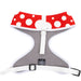 Disney Pet Harness, Minnie Mouse Face and Polka Dots Red White Pet Harnesses Disney   