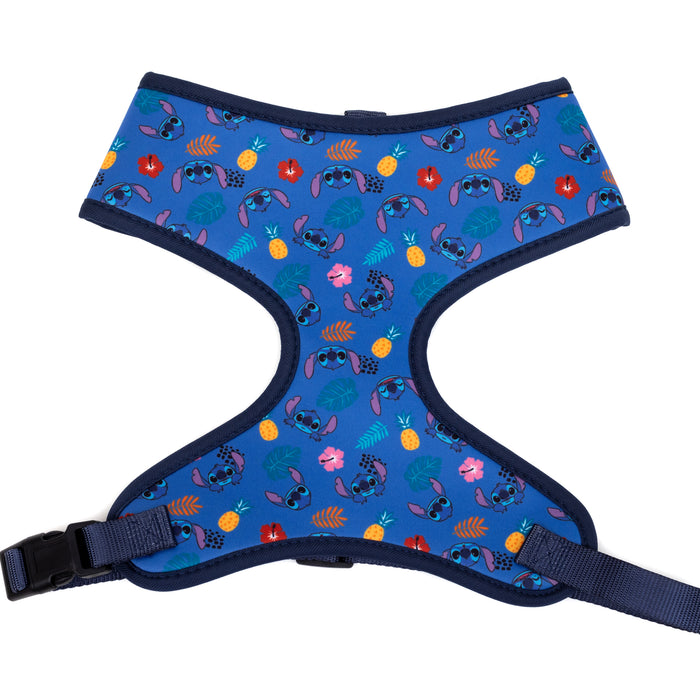 Pet Harness - Lilo & Stitch Stitch Poses and Icons Scattered Blues Pet Harnesses Disney   