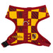 Pet Harness - Harry Potter Gryffindor Checker Burgundy/Yellow Pet Harnesses The Wizarding World of Harry Potter