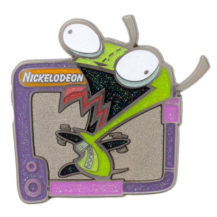 Invader Zim Blind Box Glitter Enamel Pin Series - Mystery Character Zim, GIR, Piggy, Dib, or Gaz Blind Box Pins Nickelodeon