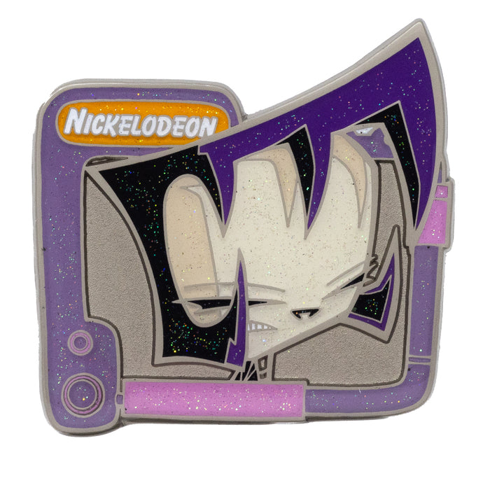 Invader Zim Blind Box Glitter Enamel Pin Series - Mystery Character Zim, GIR, Piggy, Dib, or Gaz Blind Box Pins Nickelodeon