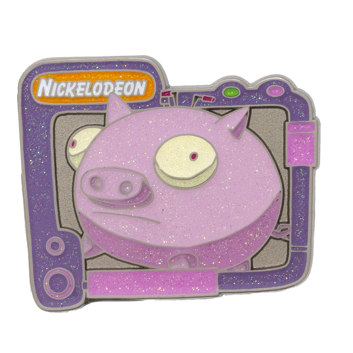 Invader Zim Blind Box Glitter Enamel Pin Series - Mystery Character Zim, GIR, Piggy, Dib, or Gaz Blind Box Pins Nickelodeon