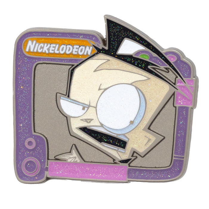 Invader Zim Blind Box Glitter Enamel Pin Series - Mystery Character Zim, GIR, Piggy, Dib, or Gaz Blind Box Pins Nickelodeon