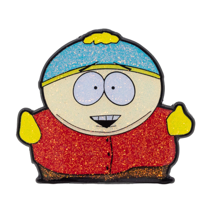 South Park Blind Box Glitter Enamel Pin Series - Mystery Character Cartman, Kyle, Chef, Kenny, Stan, or Towelie Blind Box Pins Comedy Central