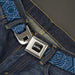 AVATAR LAST AIRBENDER Title Logo Full Color Black/White Seatbelt Belt - Avatar Last Airbender Water Element Symbol Blues Webbing Seatbelt Belts Nickelodeon   