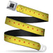 BD Wings Logo CLOSE-UP Full Color Black Silver Seatbelt Belt - Measuring Tape Yellow/Black/Red Webbing Seatbelt Belts Buckle-Down   