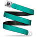 Built Ford Tough Seatbelt Belt - Teal Webbing Seatbelt Belts Ford   