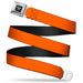 Corvette Seatbelt Belt - Orange Webbing Seatbelt Belts GM General Motors   