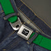 C6 Seatbelt Belt - Green Webbing Seatbelt Belts GM General Motors   