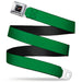 C6 Seatbelt Belt - Green Webbing Seatbelt Belts GM General Motors   