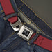 Ram Seatbelt Belt - Burgundy Webbing Seatbelt Belts Ram   