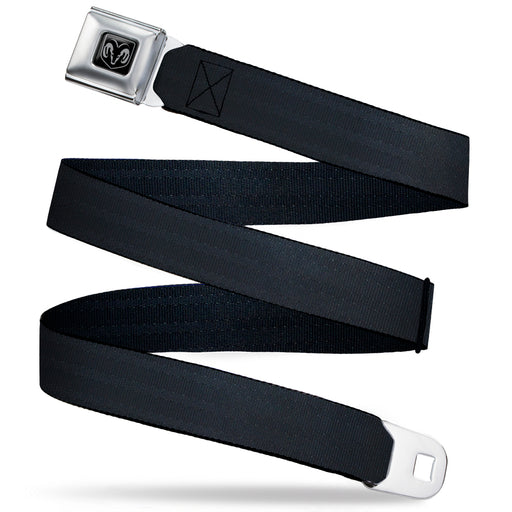 Ram Seatbelt Belt - Black Panel Webbing Seatbelt Belts Ram   