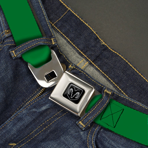 Ram Seatbelt Belt - Green Webbing Seatbelt Belts Ram   