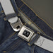 Ram Seatbelt Belt - Silver Webbing Seatbelt Belts Ram   