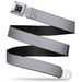 Ram Seatbelt Belt - Silver Webbing Seatbelt Belts Ram   